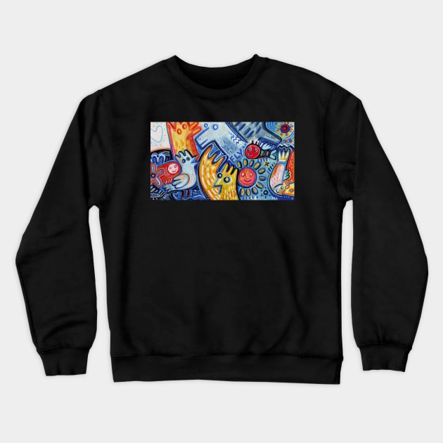 fly Crewneck Sweatshirt by Angel Rivas